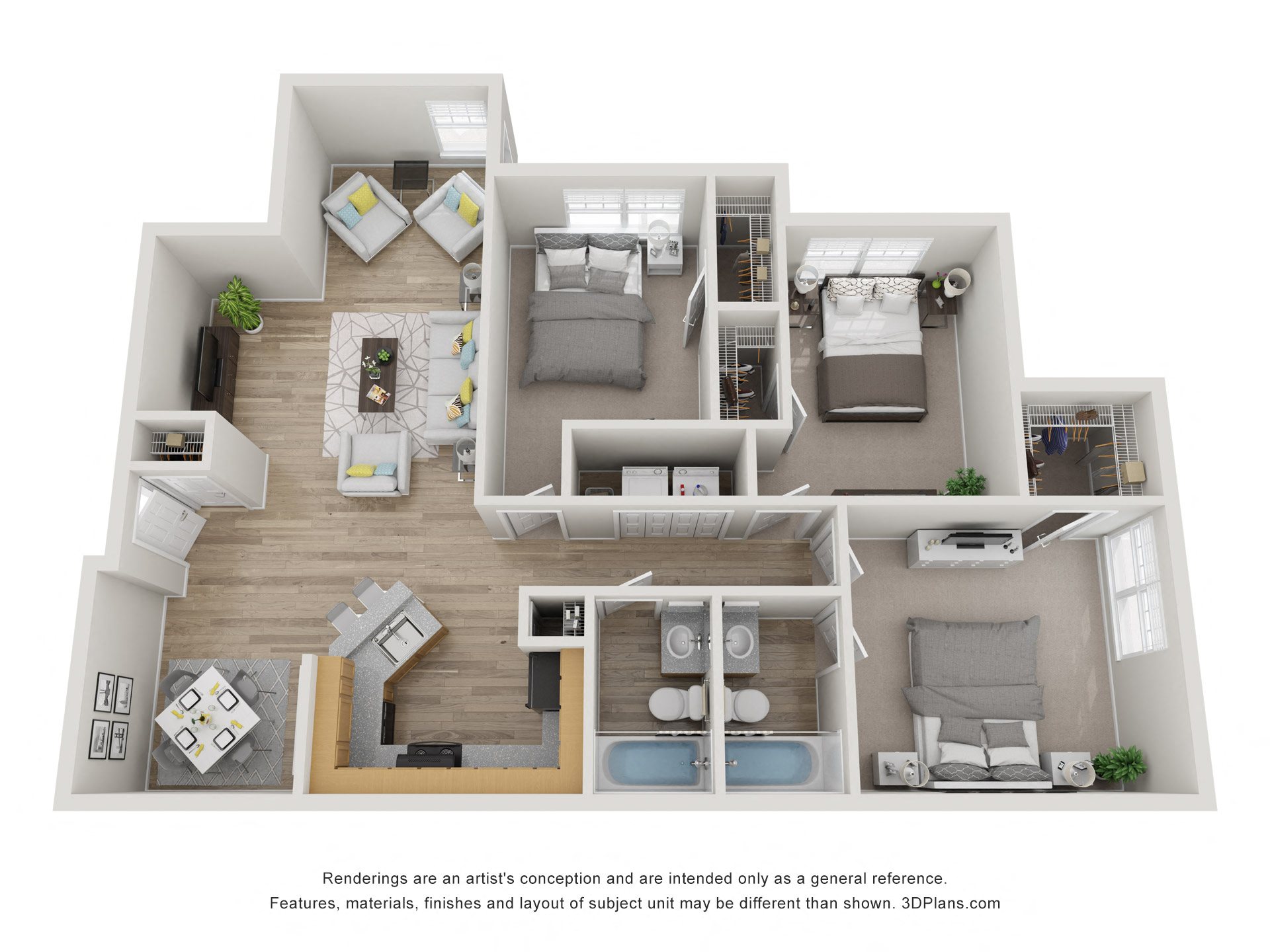 Floor plan layout diagram for Juniper